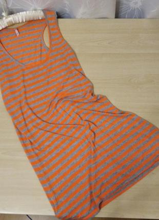 Майка длинная борцовка size 10 женское платье туника