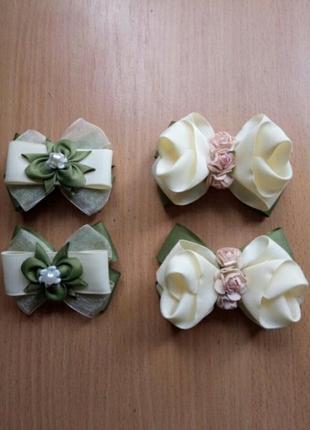 Резиночки бантики 2 пары