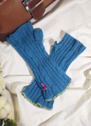 Уютные y2k митенки/перчатки lovelyness (без пальцев, шерстяные, бохо, теплые, милые, тренд, винтаж)7 фото