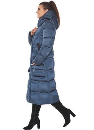 Трендовая сапфировая женская куртка модель 59233 (остался только 40(3xs))