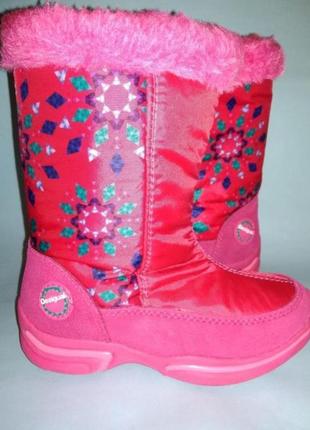 Сапоги зимние desigual fucsia star winter