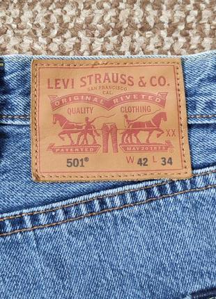 Levi's 501 джинси оригінал (w42 l34)5 фото