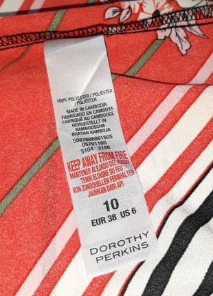 1+1=3 шикарна блуза блузка в квітковий принт dorothy perkins, розмір 44 - 469 фото