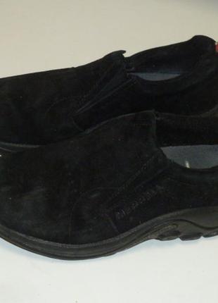 Merrell кожаные (натуральна замша) кроссовки мокасины , р 39, uk 6, стелька 25,5 см2 фото