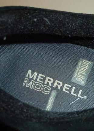 Merrell кожаные (натуральна замша) кроссовки мокасины , р 39, uk 6, стелька 25,5 см5 фото