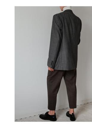 Идеальный шерстяной пиджак. теплый жакет оверсайз из 100% шерсти. трендовый пиджак на весну1 фото