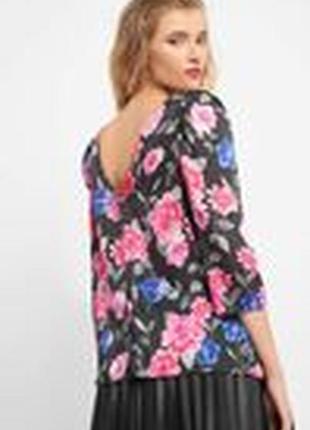 Блуза з квітковим принтом orsay розм.403 фото