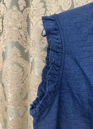 Топ блузка без рукавов с оборками boden daphne5 фото