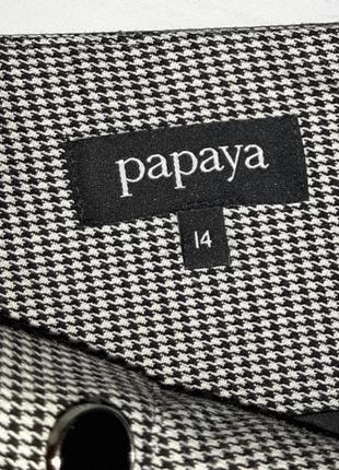 1+1=3 базовая черно-белая юбка-карандаш papaya, размер 48 - 504 фото