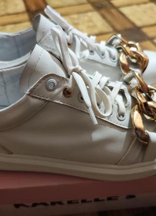 Кеды кроссовки кожа