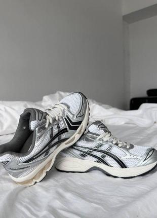 Женские кроссовки ассикс asics gel-kayano 14 black silver