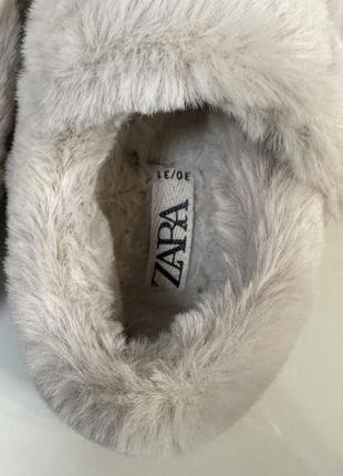 Пушистые балетки zara4 фото