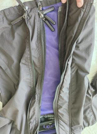 Куртка вітровка чорна з фіолетовим superdry3 фото