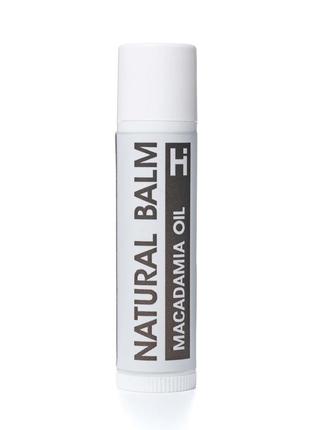 Живильний бальзам для губ з олією макадамії hillary natural мacadamia lip balm, 5 г2 фото