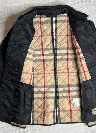 Burberry brit чорна стогана куртка розмір l