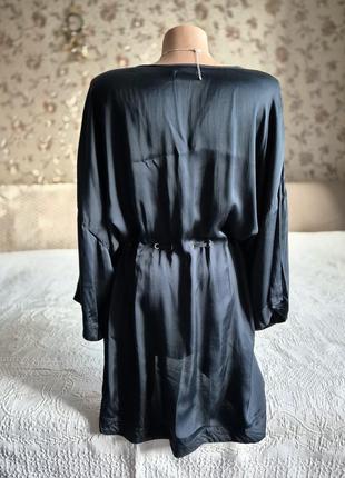 Женская туника платье с пояском с широкими рукавами karma koma3 фото