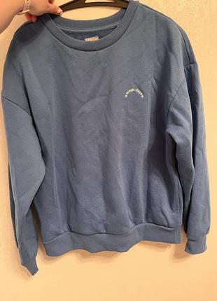 Свитшот голубого цвета