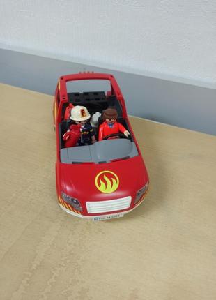 Дитячий конструктор playmobil пожежна машина з фігурками8 фото