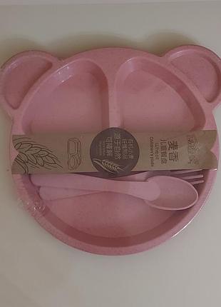 Секционная детская тарелка для первого прикорма