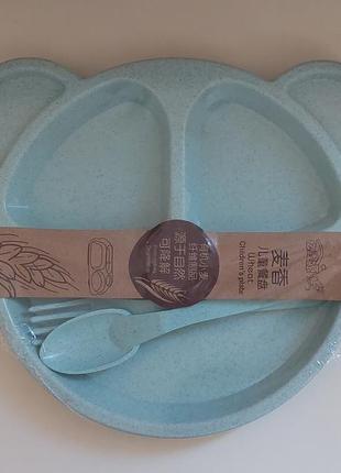 Секционная детская тарелка для первого прикорма