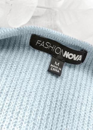 Роскошное платье-футляр fashion nova небесно-голубого цвета с шикарным бюстье9 фото