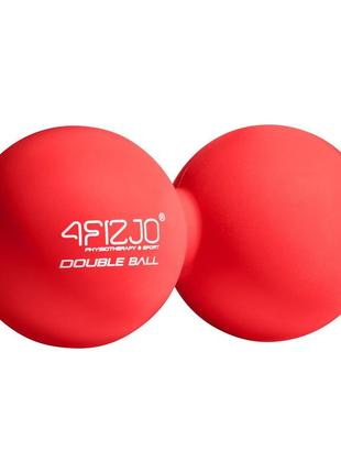 Массажный мяч двойной 4fizjo lacrosse double ball 6.5 x 13.5 см 4fj1219 red1 фото