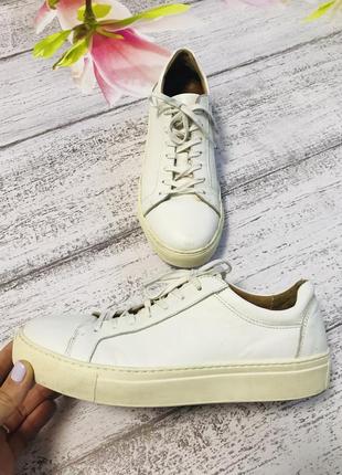 Крутые кожаные кеды мокасины кроссовки selected femme размер 38{25см}