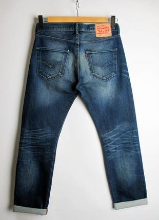Джинсы levis/левис 501 - blue fafed denim jeans5 фото