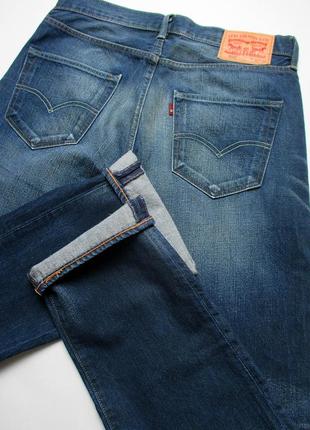 Джинсы levis/левис 501 - blue fafed denim jeans6 фото