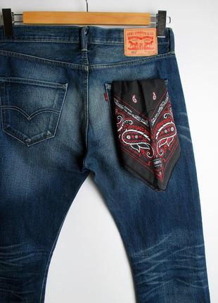 Джинсы levis/левис 501 - blue fafed denim jeans