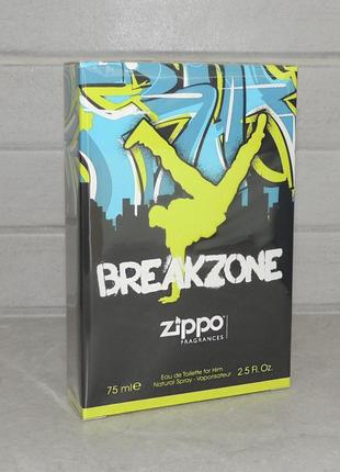 Zippo breakzone for him 75 ml для мужчин оригинал