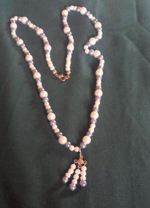 Вінтажне намисто із скла. чехія.