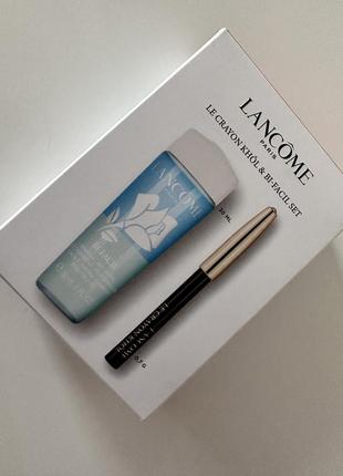 Набір олівець  для очей та демакіяж lancôme