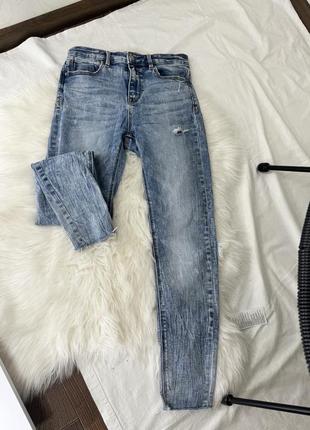 Джинсы, светлые джинсы, джинсы высокая посадка, джинсы stradivarius, джинсы 7/84 фото