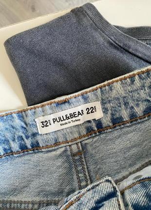 Джинсові шорти мом pull&bear6 фото