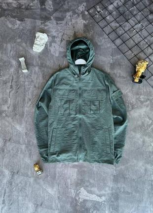 Чоловіча вітровка stone island1 фото