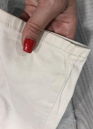 Белые бриджи шорты штаны2 фото