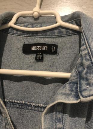 Новое джинсовое платье missguided 3