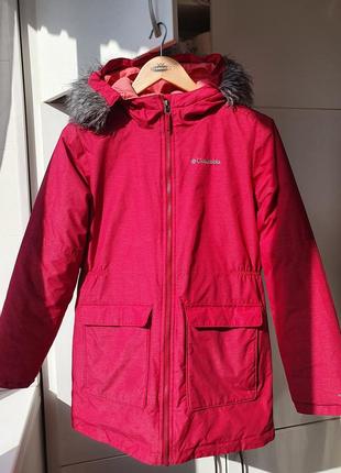 Куртка columbia зимняя для девочки 11-13 лет, omni-heat