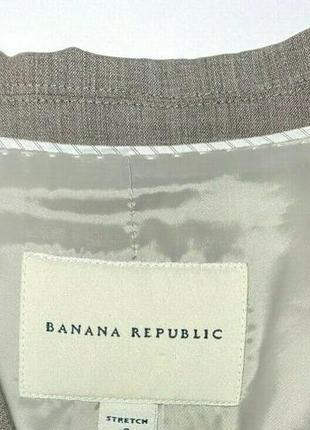 Бежевый пиджак banana republic, чистая шерсть, винтаж9 фото