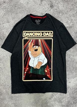 The griffins danceнг dad оверсайз футболка грефины питер юмор мультфильм сериал