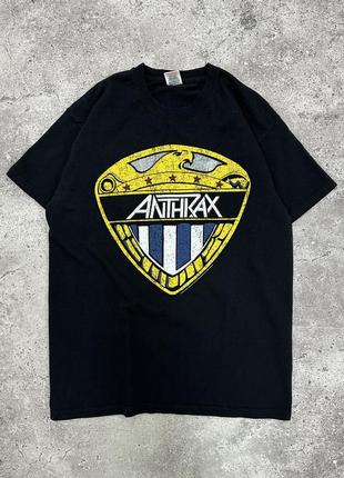 Футболка anthrax 2013 года антракс рок мерч rock