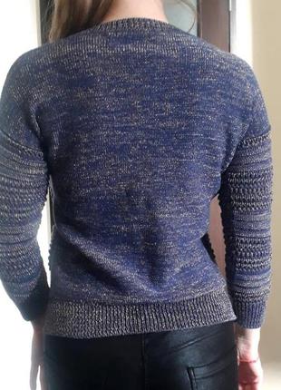 Кофта свитер кофточка джемпер люрексовая нить2 фото