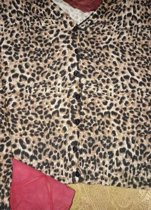 Кардиган с леопардовым принтом select р. 48(l)5 фото