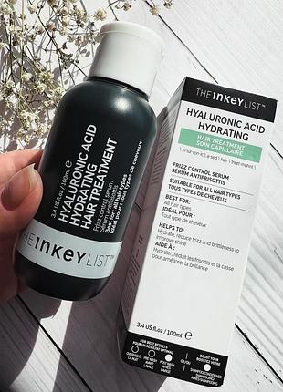 The inkey list hyaluronic acid hydrating hair treatment 🖤🤍 сиворотка із гіалуроновою кислотою для волосся