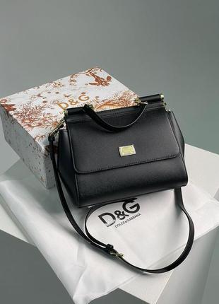 Dolce&gabbana sicily medium elongated black