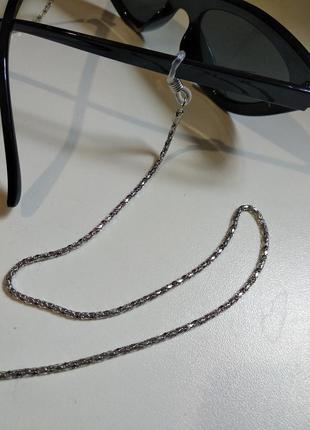 Стильна металева цепочка для окулярів в різних кольорах5 фото