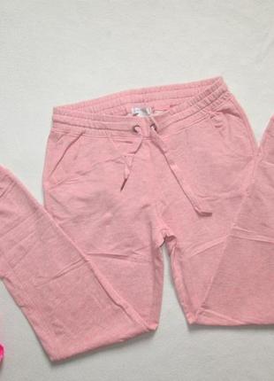 Суперові трикотажні стрейчеві спортивні штани пудрова пильна троянда amisu