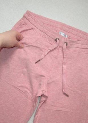 Суперовые трикотажные стрейчевые спортивные штаны пудровая пыльная роза amisu3 фото