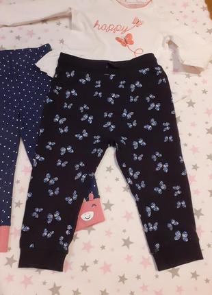 Штанишки для девочки h&m 12-18 мес